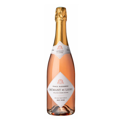 Prince Alexandre, Crémant de Loire, Brut, Rosé